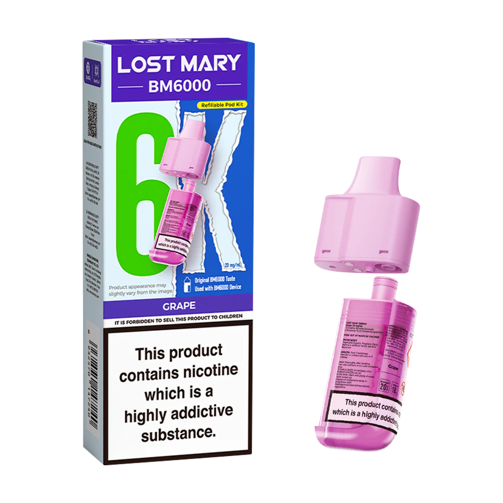 BM6000 Grape Refillable Kit